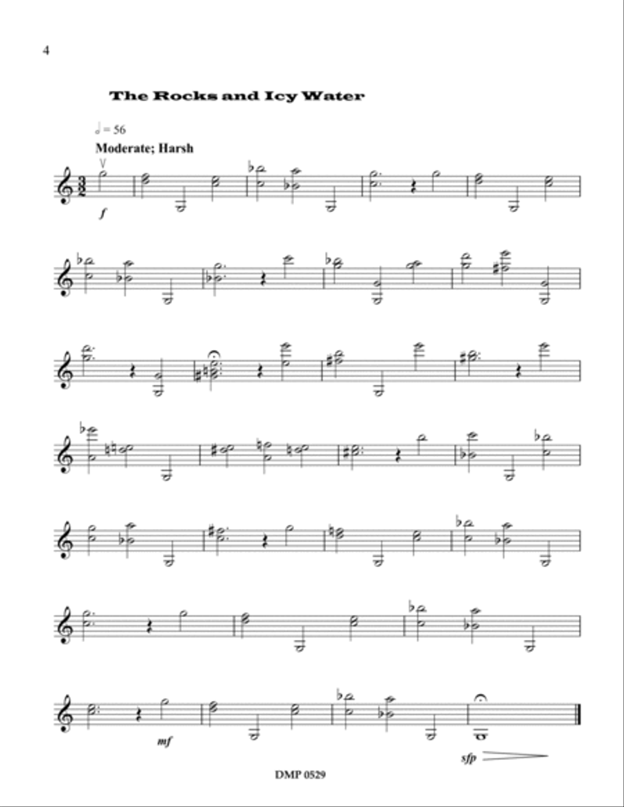 Impressions of Maine Violin Solo scores gallery preview page 5