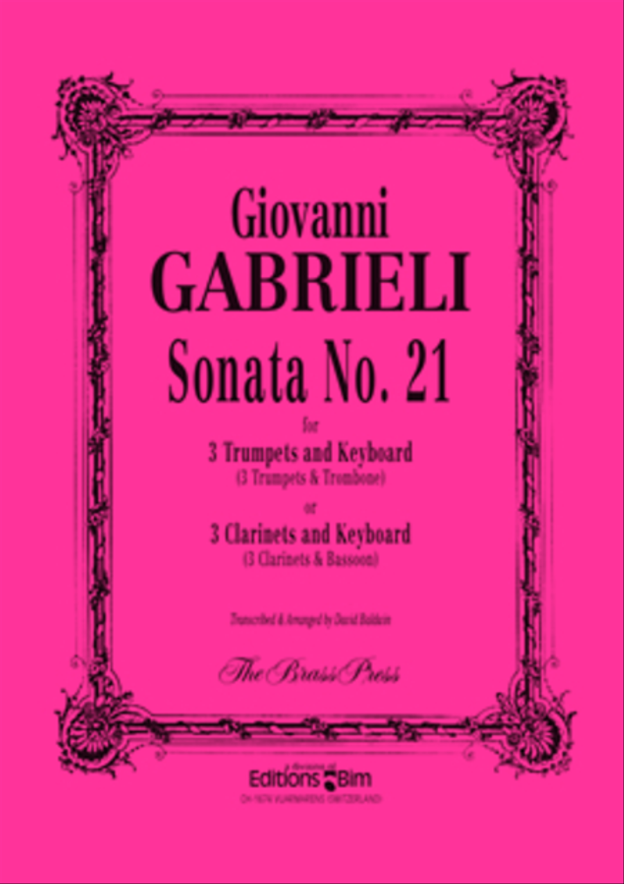 Sonata No. 21 Bassoon scores gallery preview page 1
