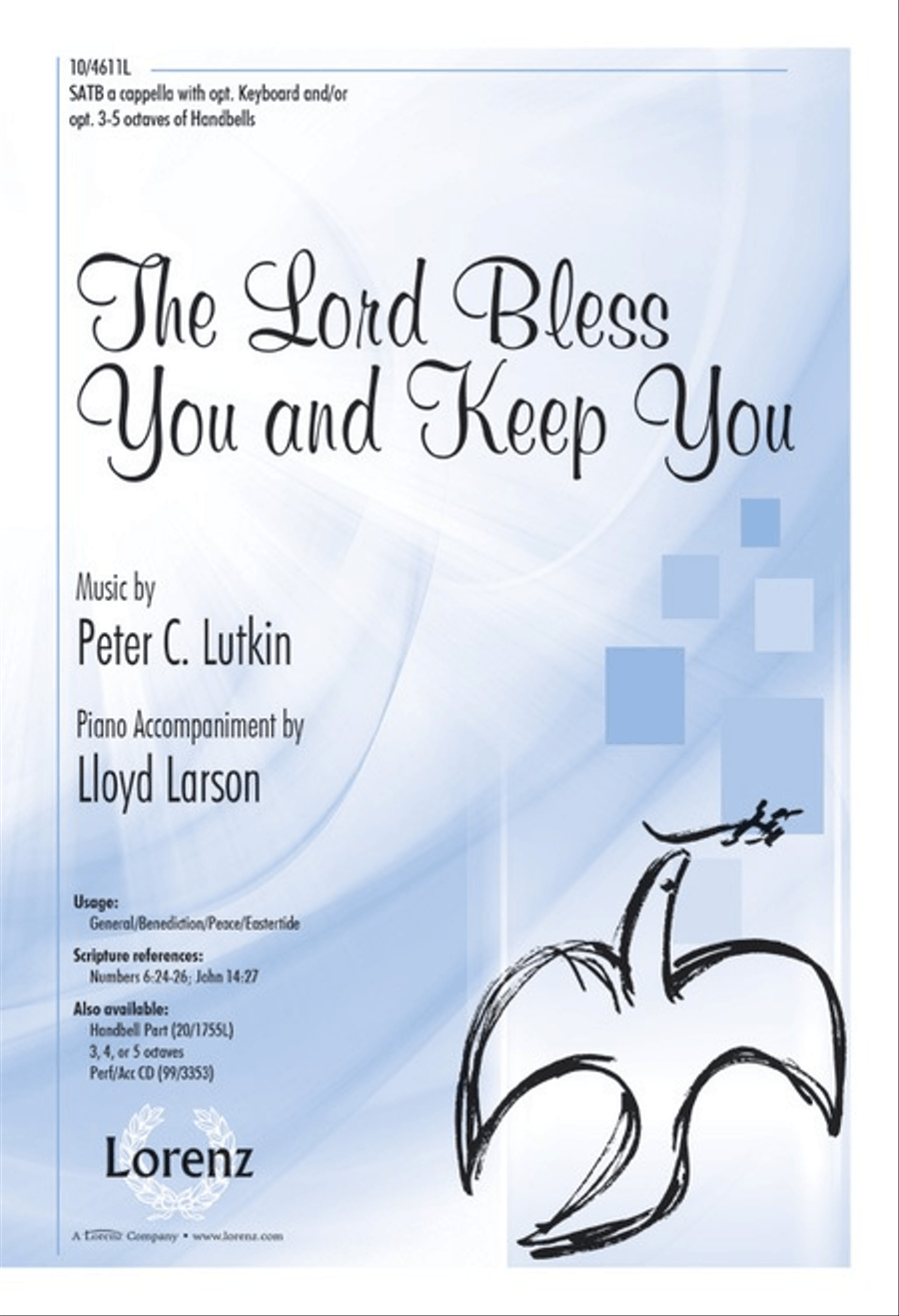 The Lord Bless You and Keep You 4-Part scores gallery preview page 1