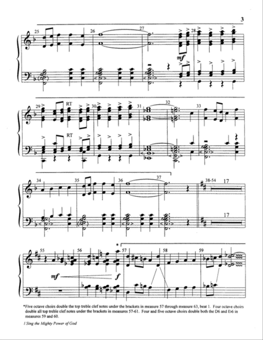 I Sing the Mighty Power of God 5-Octaves scores gallery preview page 3