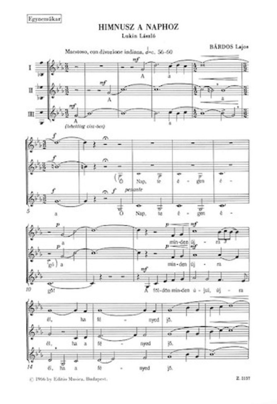 Himnusz A Naphoz A Cappella scores gallery preview page 1