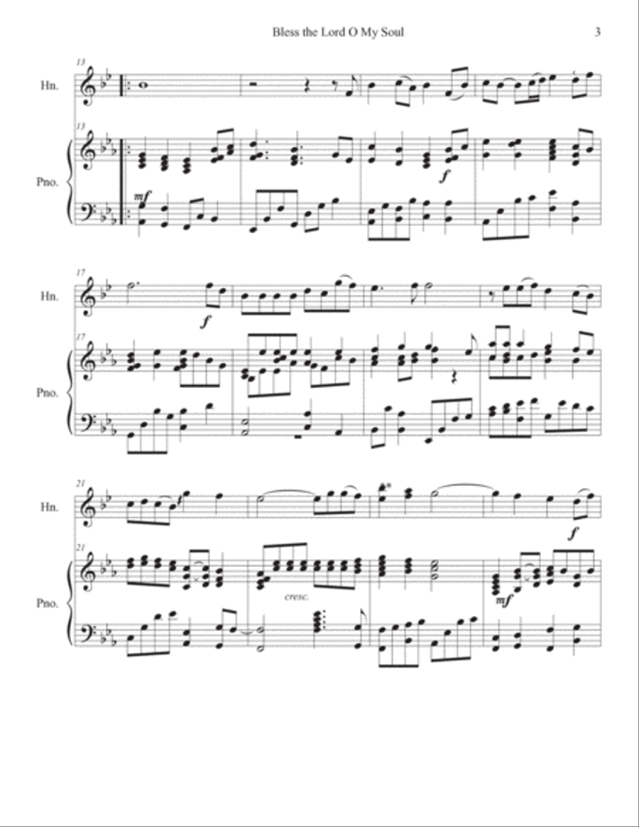 10,000 Reasons (bless The Lord) Piano scores gallery preview page 3