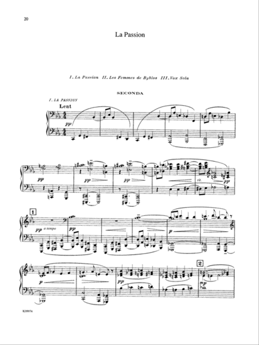 Debussy: Le Martyre de Saint Sébastien (Transcr. Roques) Piano Duet scores gallery preview page 1