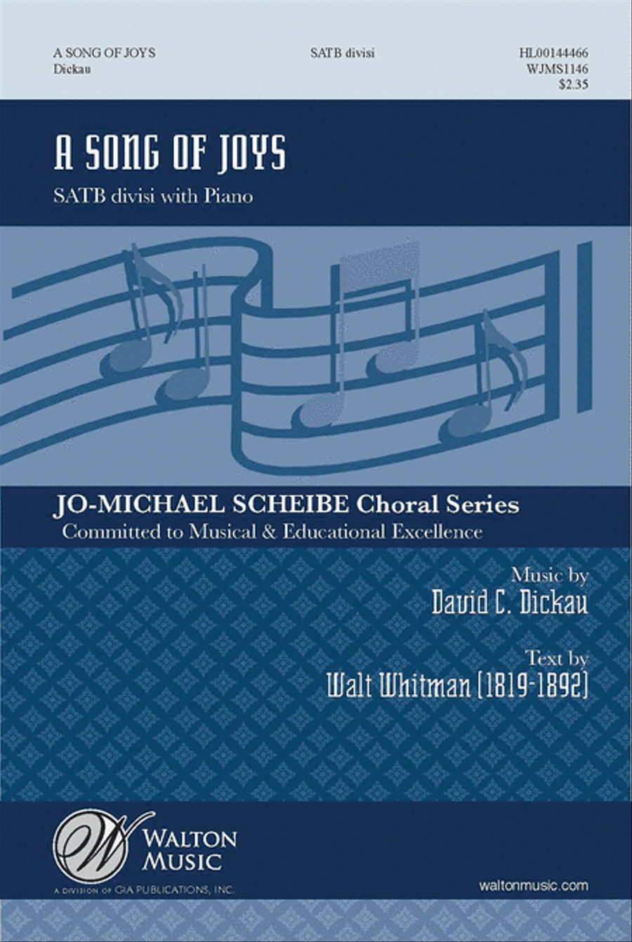 A Song of Joys Divisi scores gallery preview page 1