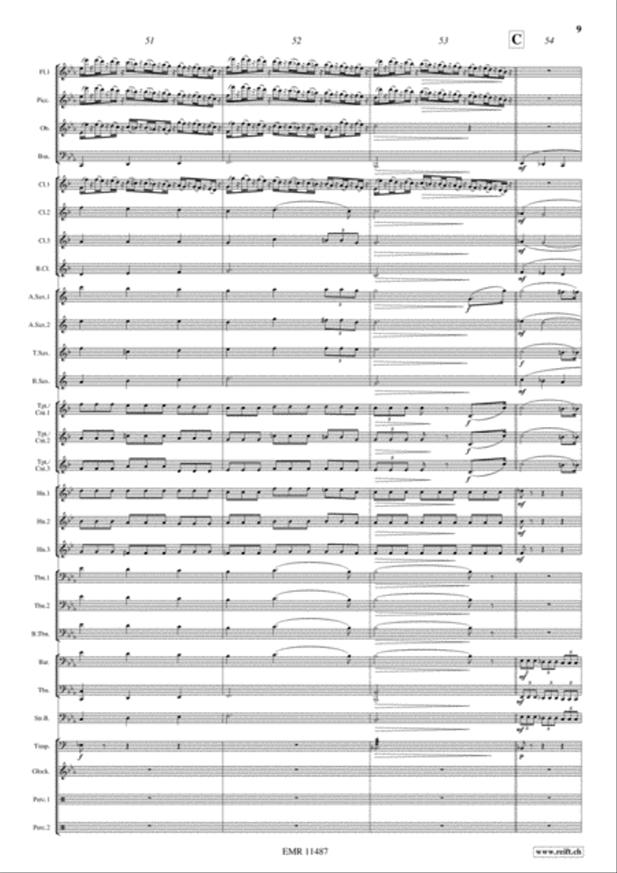 Tannhauser Overture Concert Band scores gallery preview page 10
