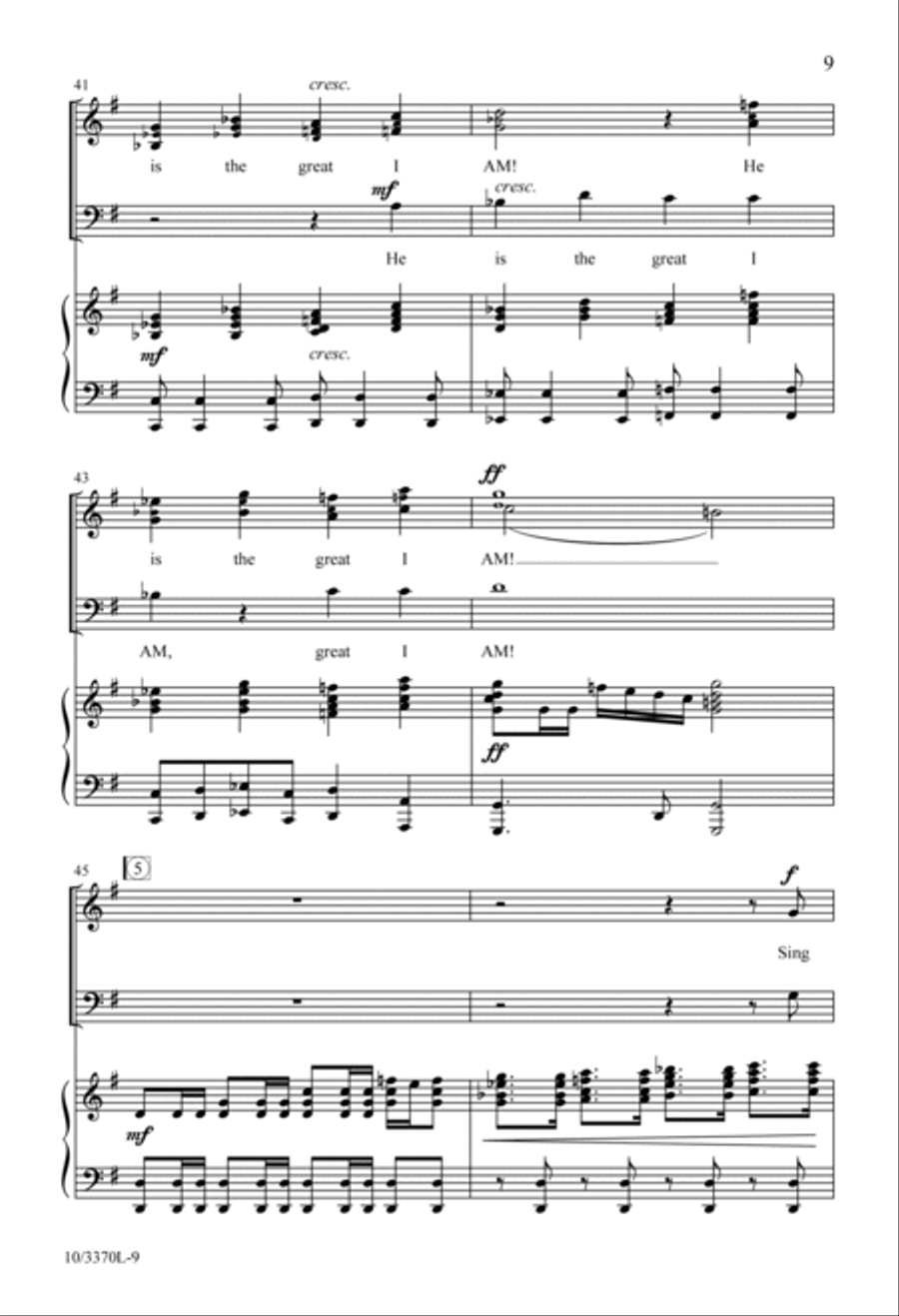 God's Holy Lamb 3-Part scores gallery preview page 9