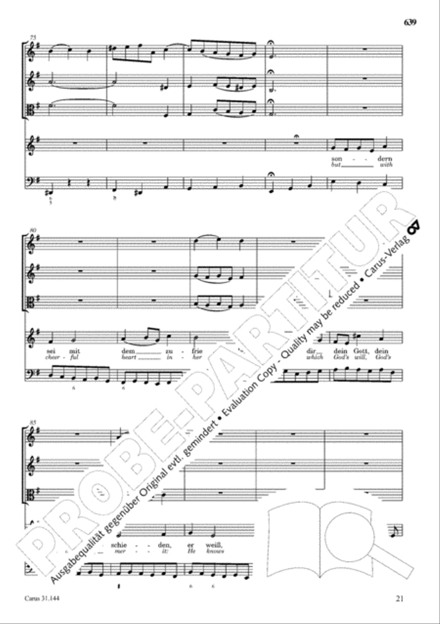 The Complete Sacred Vocal Works (Das geistliche Vokalwerk) Voice scores gallery preview page 638