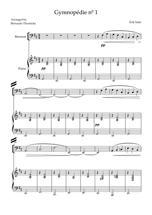 Gymnopédie nº 1 - For Bassoon and Piano