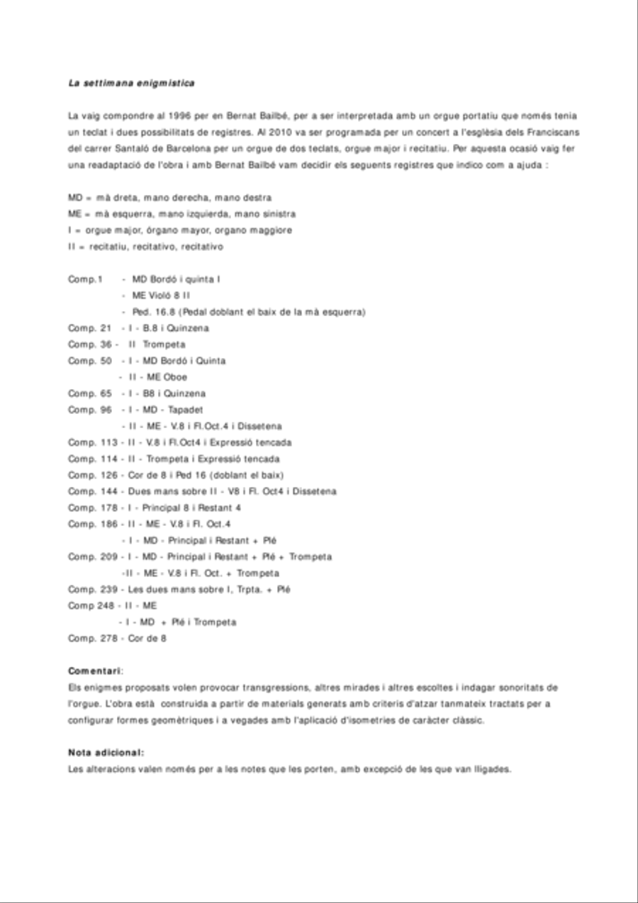 La settimana enigmistica Organ Solo scores gallery preview page 5