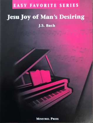 Book cover for Jesu, Joy of Man's Desiring Easy Favorite Piano Solo