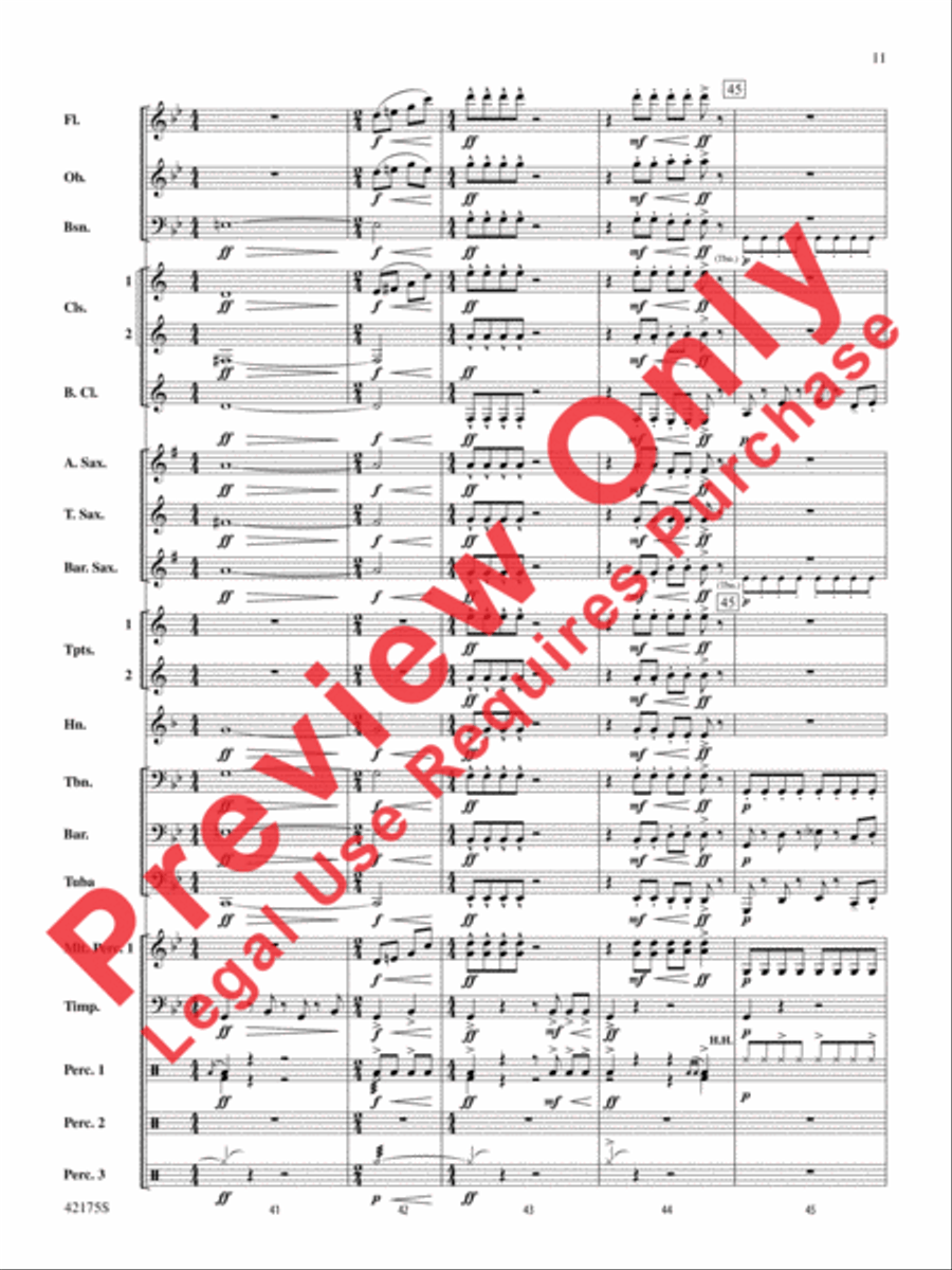Hyperdrive Concert Band scores gallery preview page 11