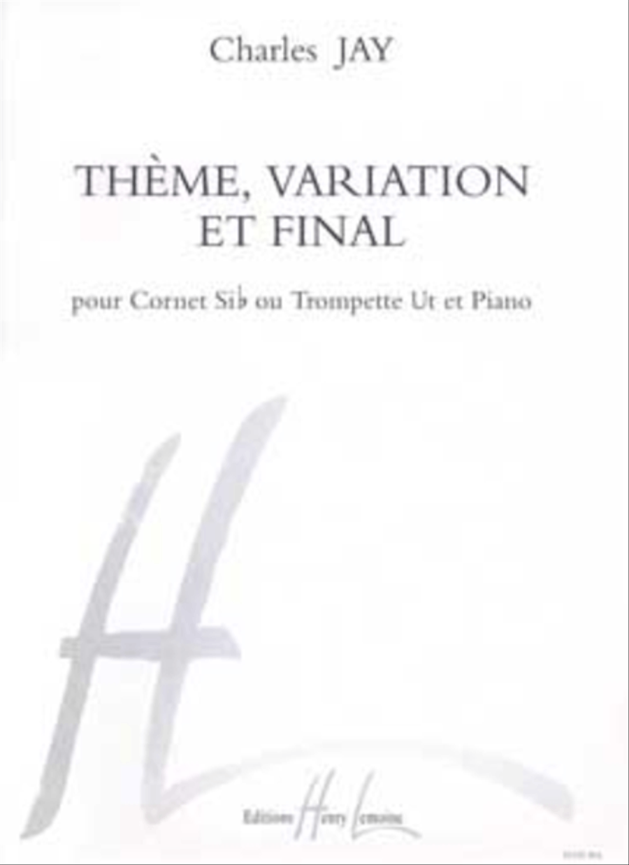 Theme, Variation et Final Trumpet Solo scores gallery preview page 1