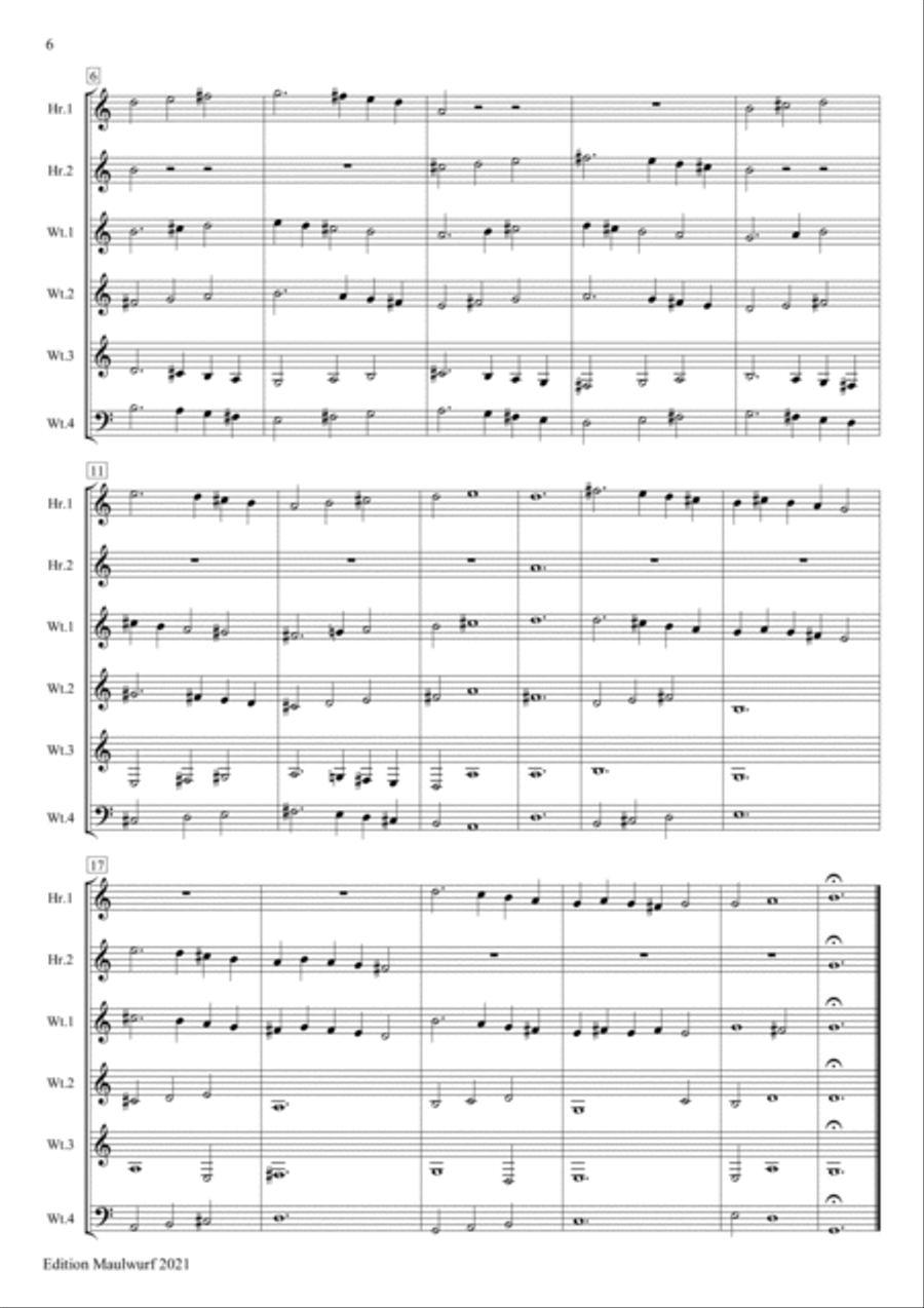 Monteverdi Sinfonia Monteverdi Sinfonia Horn scores gallery preview page 6