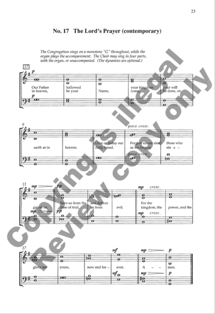 Mass of the Holy Trinity 4-Part scores gallery preview page 43