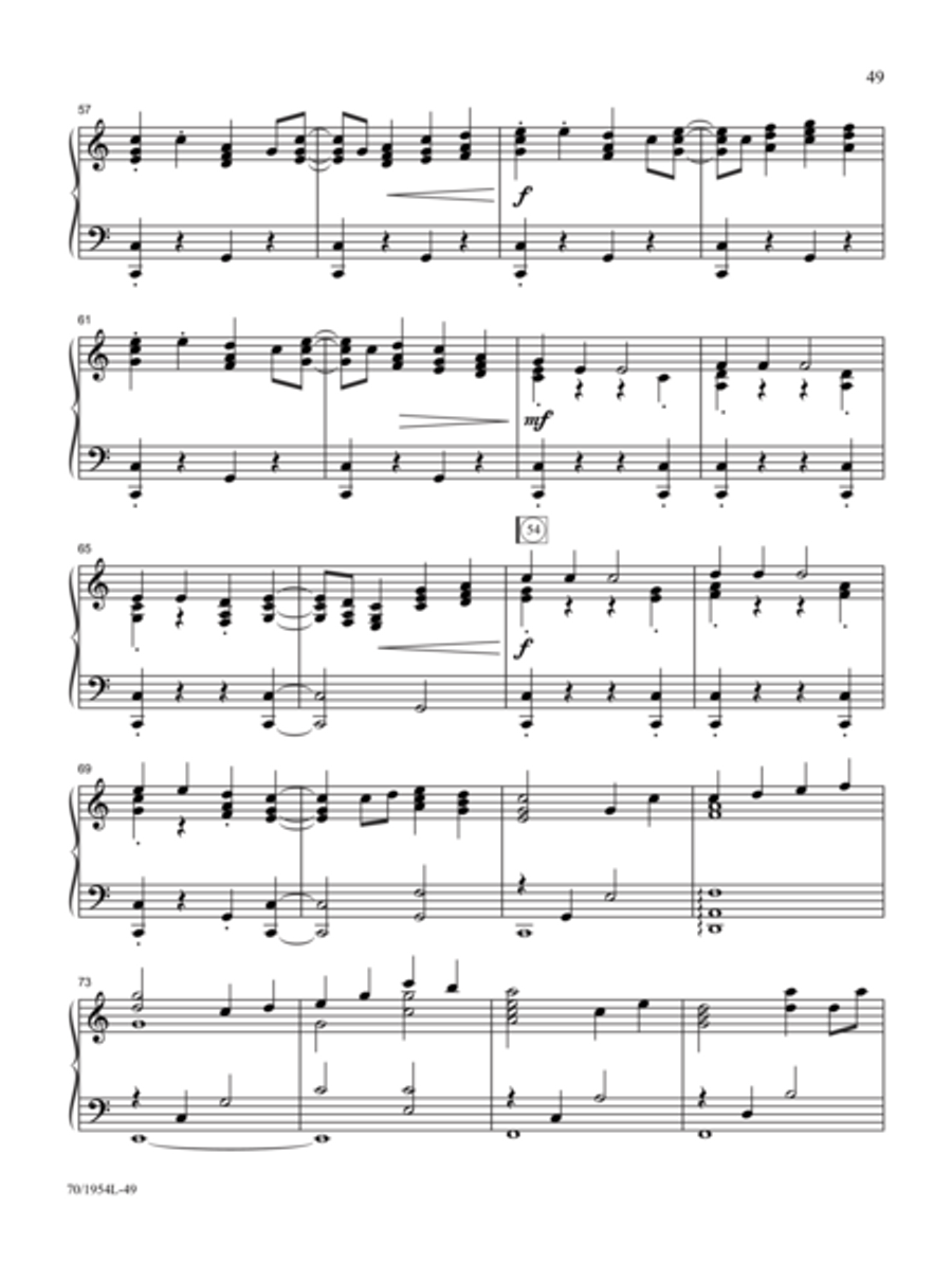 Christmas in Ivory Piano Solo scores gallery preview page 32