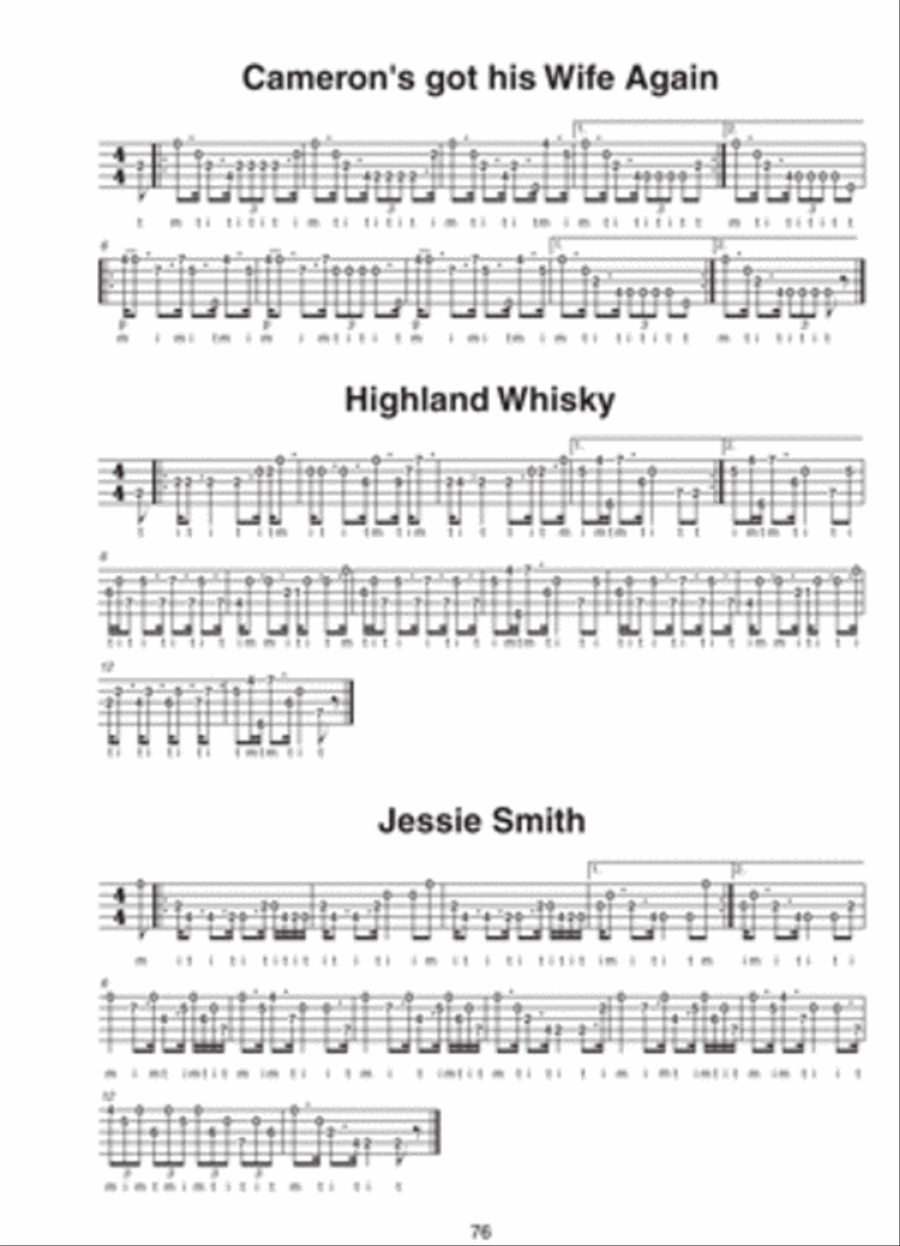 Celtic Tune Encyclopedia for 5-String Banjo Banjo scores gallery preview page 5