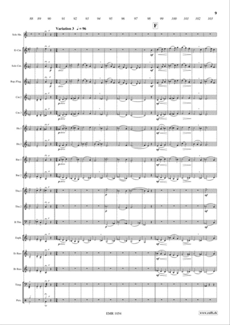 Nordlicht Variationen Brass Band scores gallery preview page 10