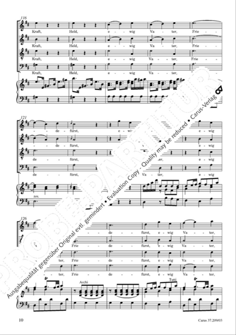 For us a child is born (Uns ist ein Kind geboren) STB scores gallery preview page 11