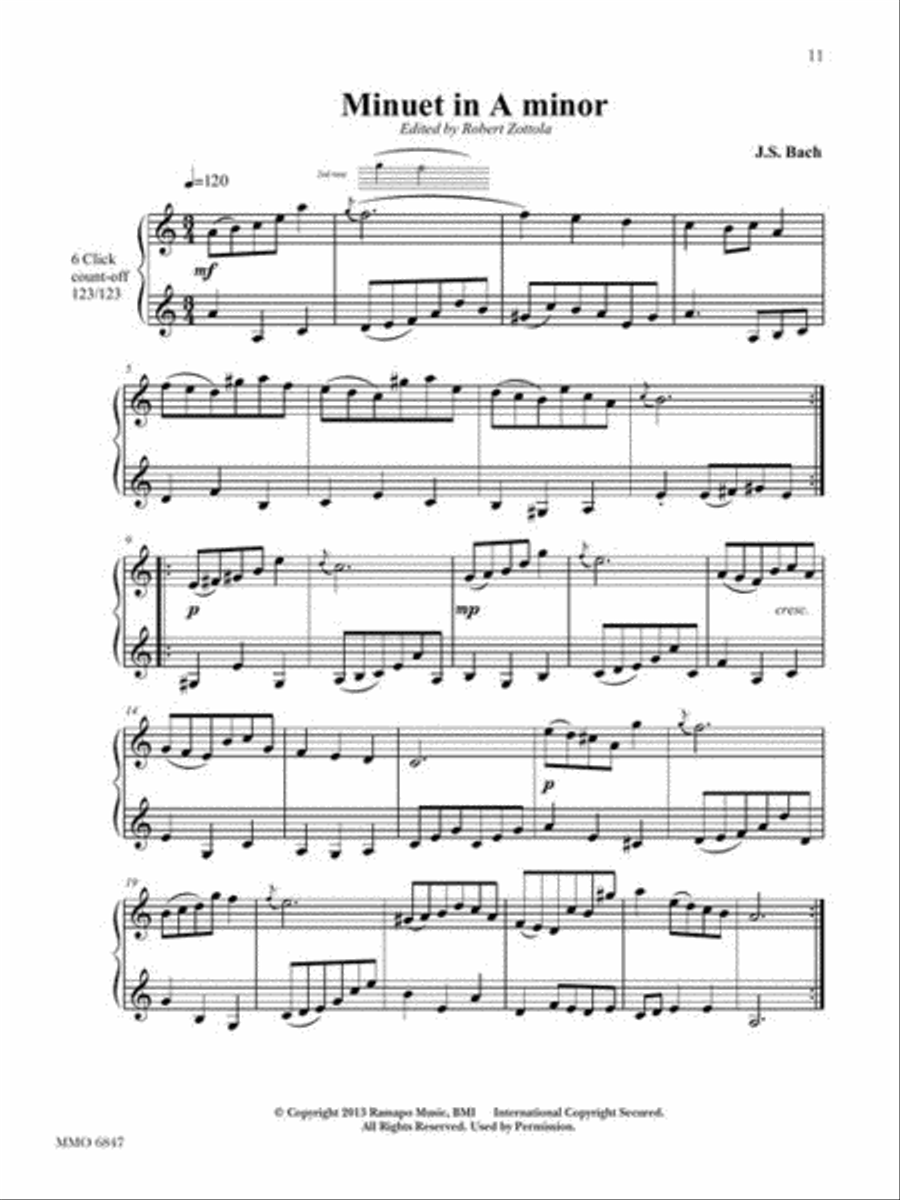 Johann Sebastian Bach: Two-Part Inventions for Two Trumpets Trumpet Duet scores gallery preview page 5