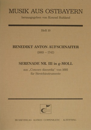 Serenade Nr. III in g-Moll