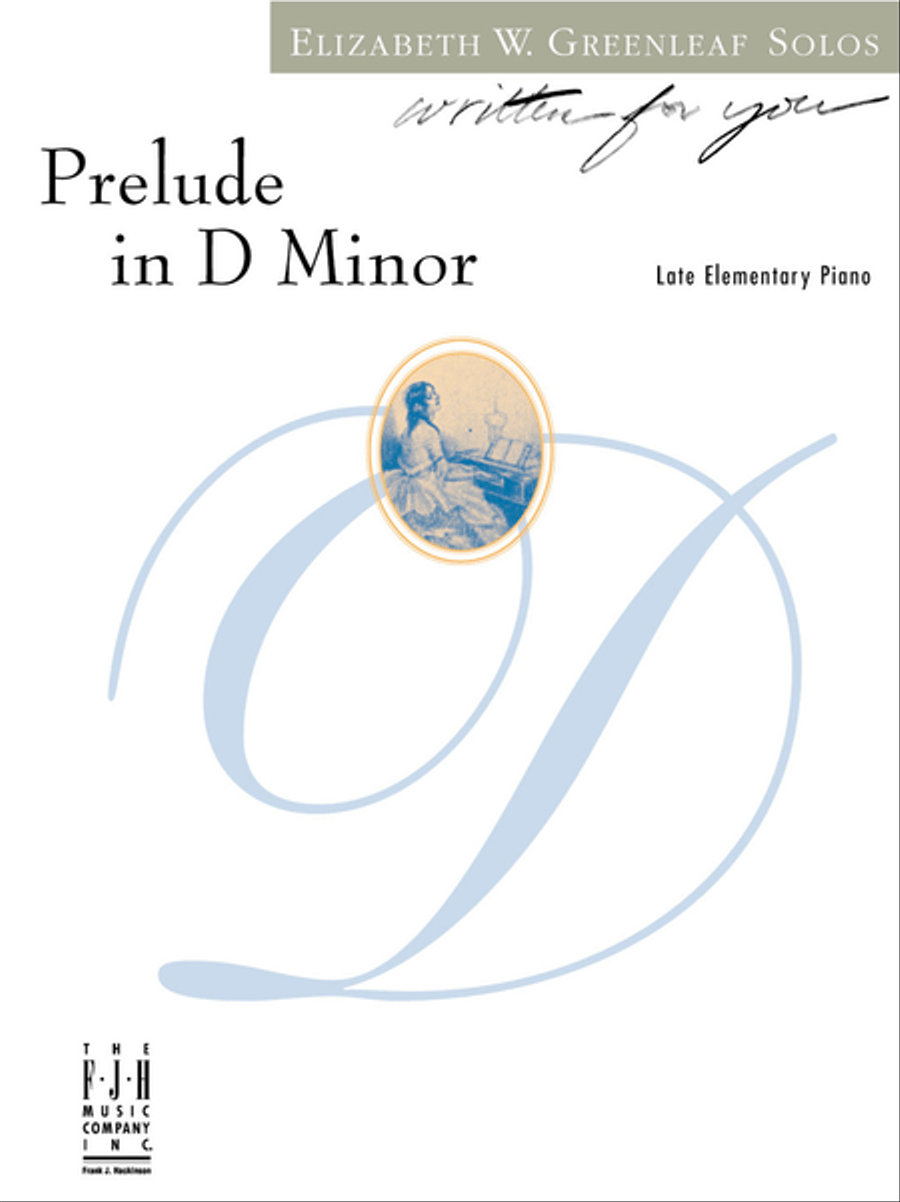 Prelude in D Minor Easy Piano scores gallery preview page 1