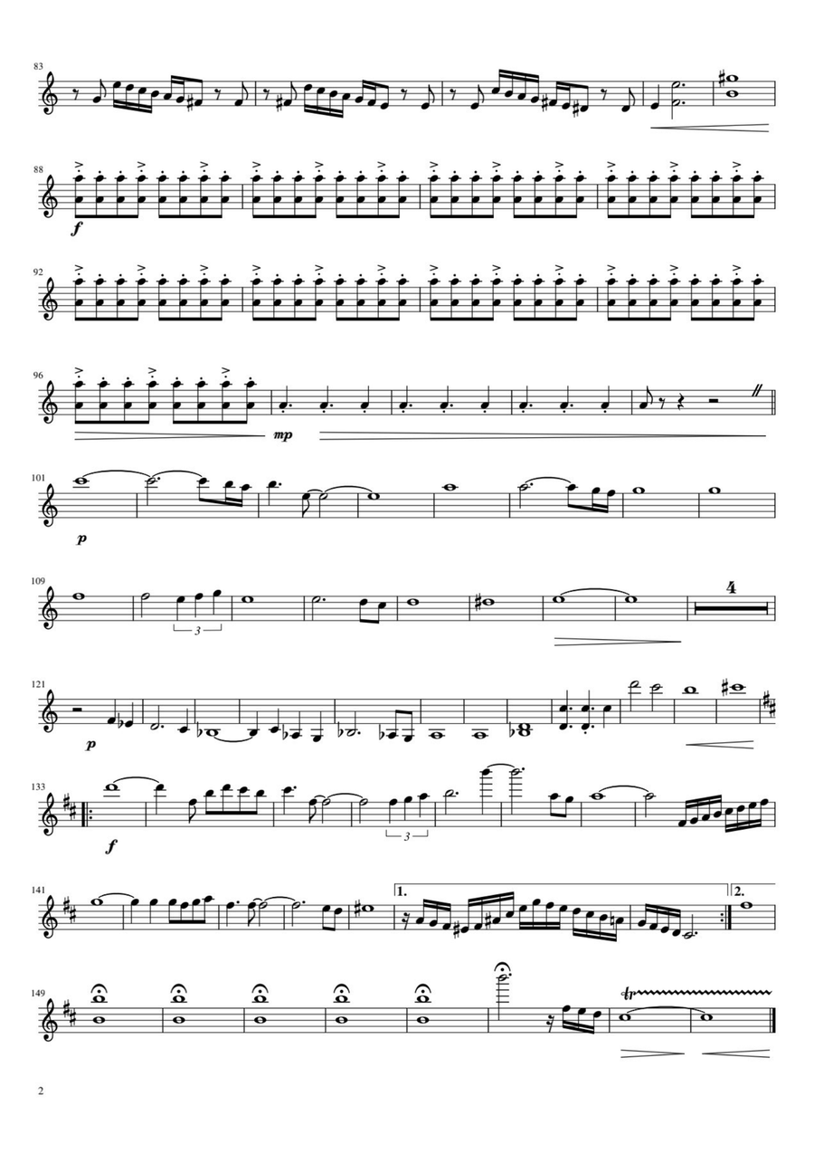 Tango Pour Claude Score and Parts scores gallery preview page 2