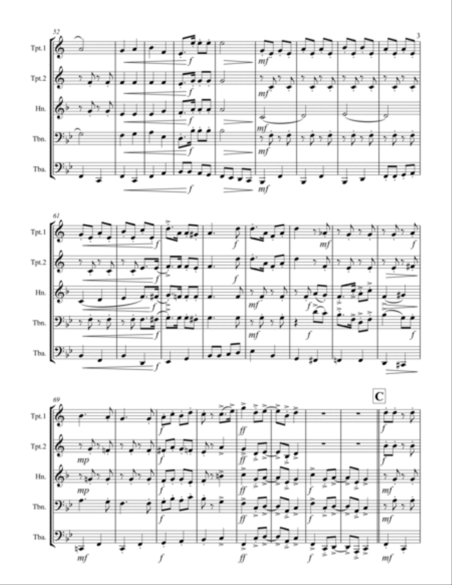 Pennsylvania Polka Brass Ensemble scores gallery preview page 4