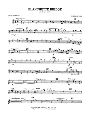 Blanchette Bridge - Flute 1 & 2