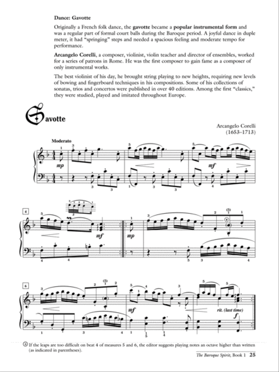 The Baroque Spirit (1600--1750), Book 1 Piano Solo scores gallery preview page 4