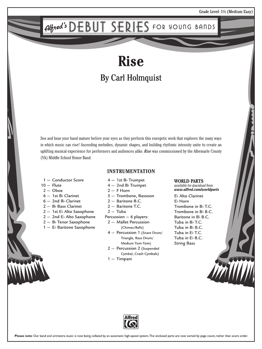 Rise: Score