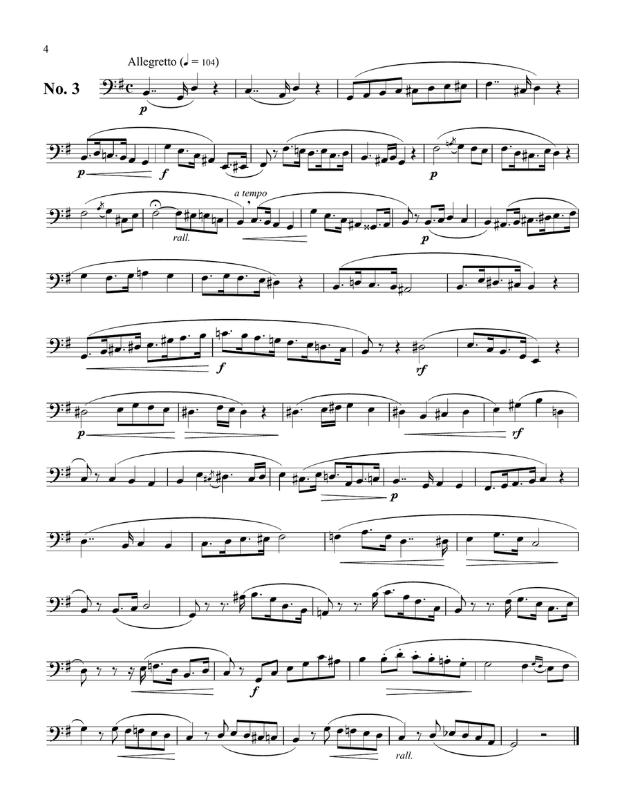 Melodious Accompaniments to Rochut Etudes Book 1 for Trombone or Euphonium Trombone Duet scores gallery preview page 6