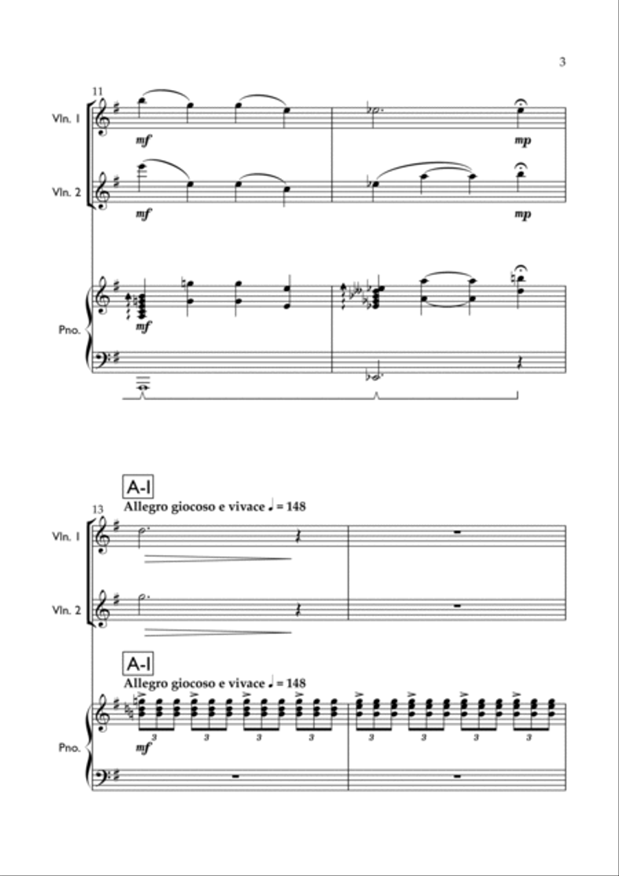 All I Want For Christmas Is You String Duet scores gallery preview page 3