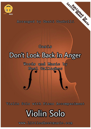 Book cover for Don't Look Back In Anger