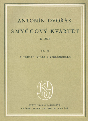 Book cover for Streichquartett no. 8 E-Dur, op. 80