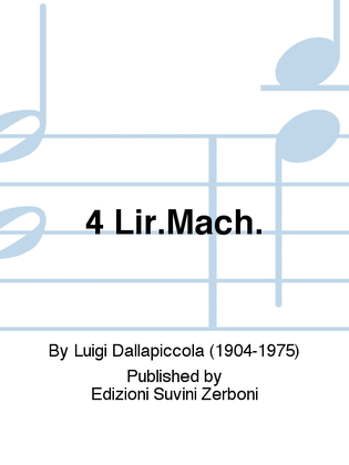 Book cover for 4 Lir.Mach.