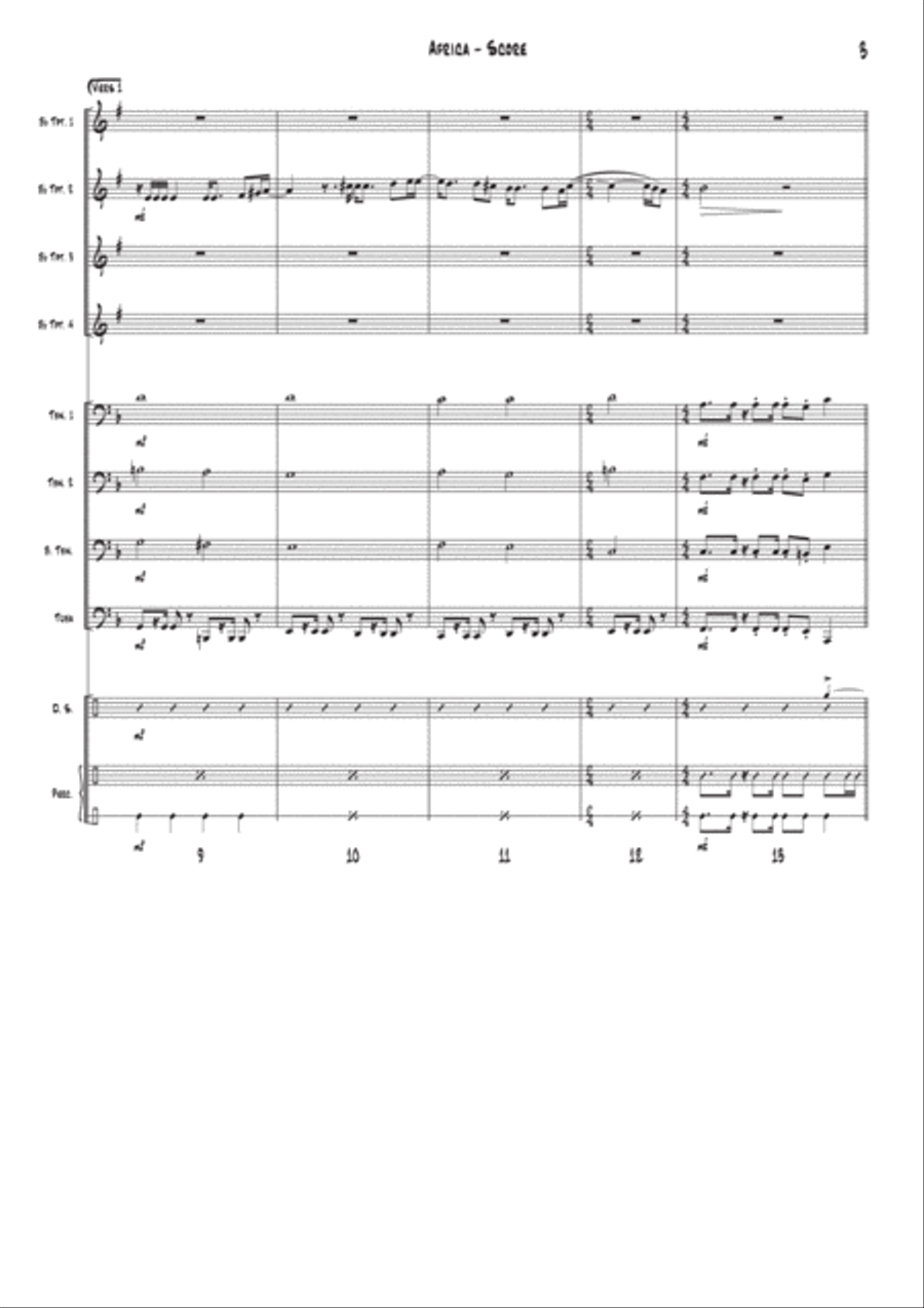 Africa Brass Ensemble scores gallery preview page 4