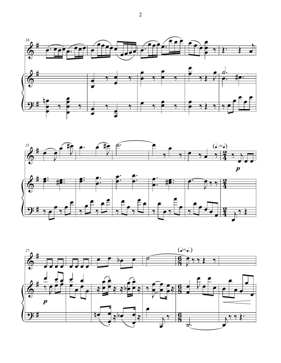Adeste Fideles Chamber Music scores gallery preview page 2