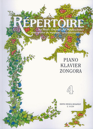 Book cover for Repertoire für Musikschulen - Klavier IV