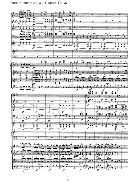 Beethoven 3. Klavierkonzert 1st movement
