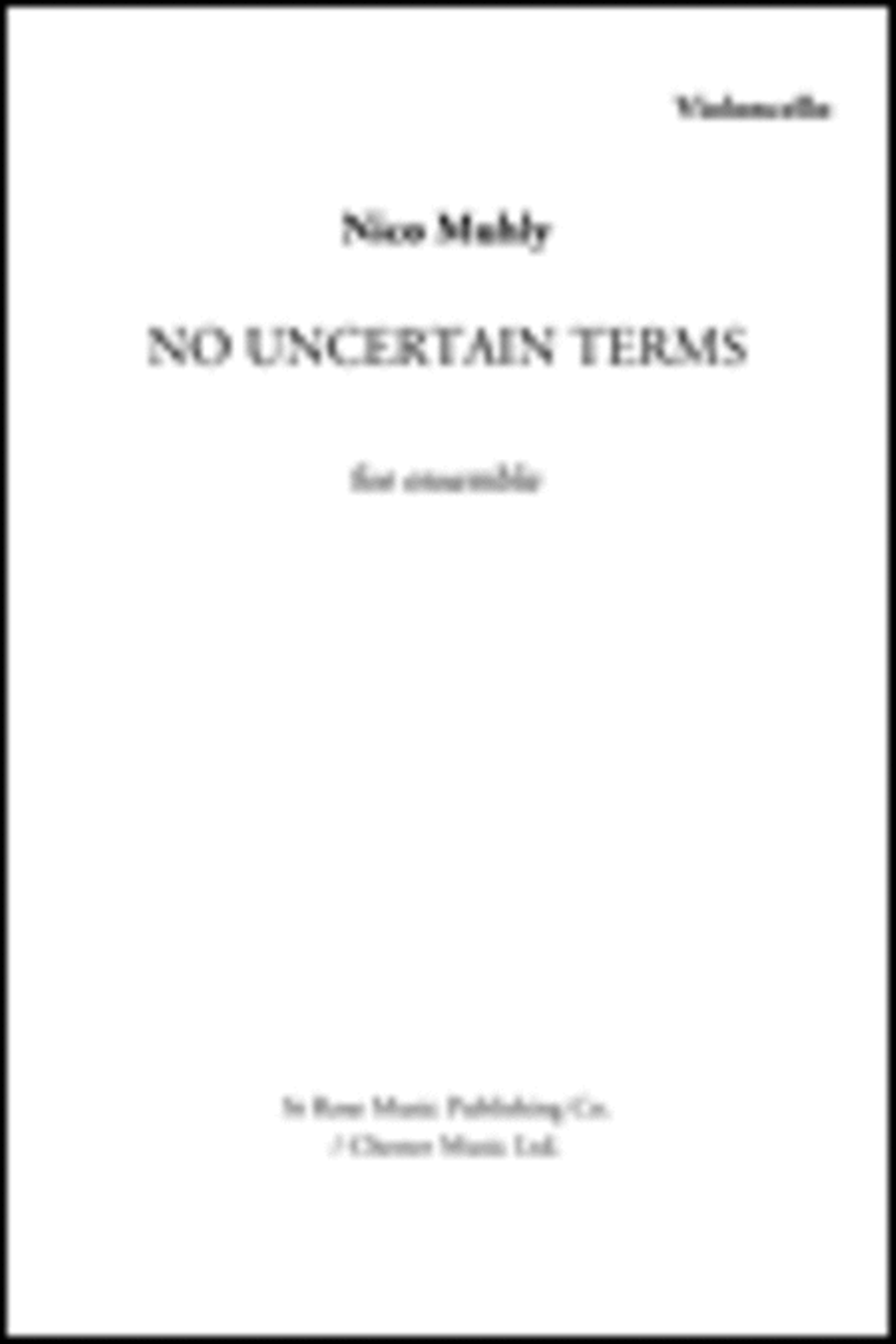 No Uncertain Terms Set of Parts scores gallery preview page 1