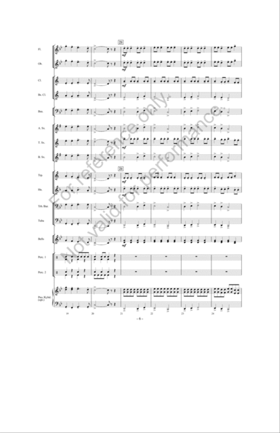 When Santa's Away, The Elves Will Play! Concert Band scores gallery preview page 5