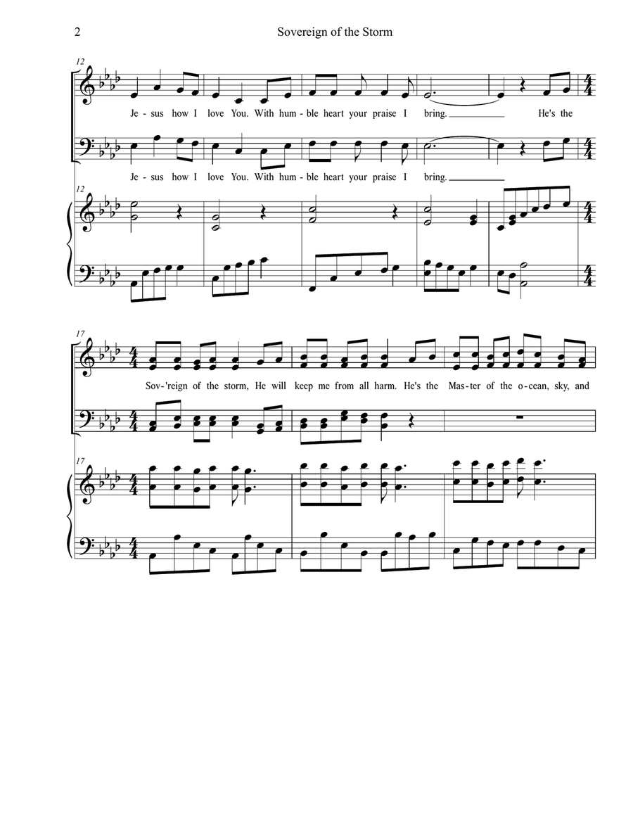 Soveriegn of the Storm Soveriegn of the Storm 4-Part scores gallery preview page 2