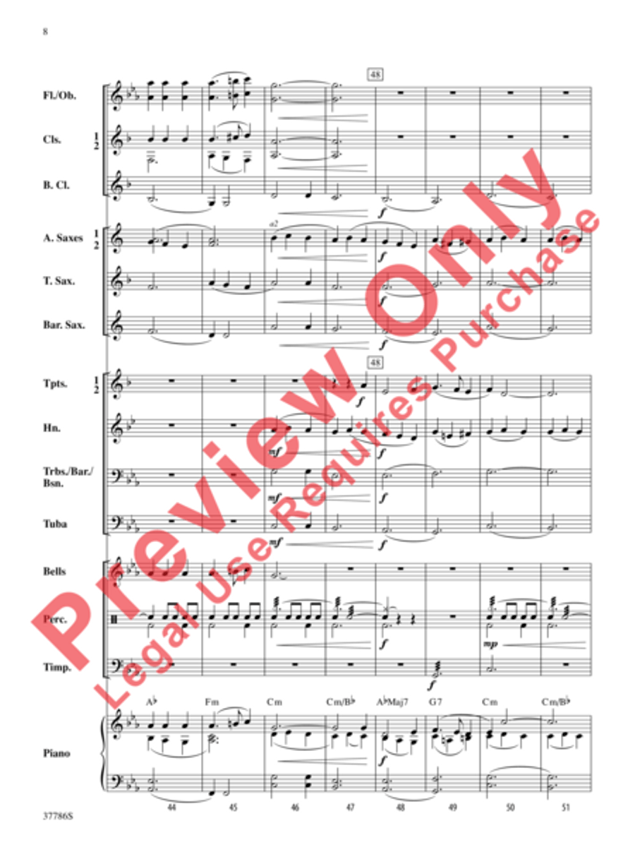 A Yiddish Lullaby Concert Band scores gallery preview page 9