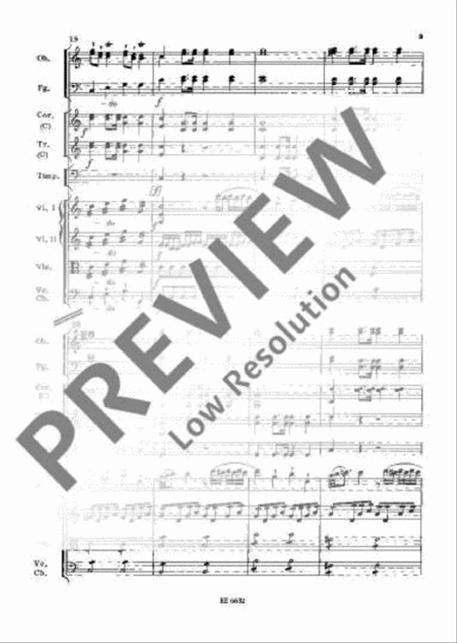 Symphony No. 34 C major Orchestra scores gallery preview page 14