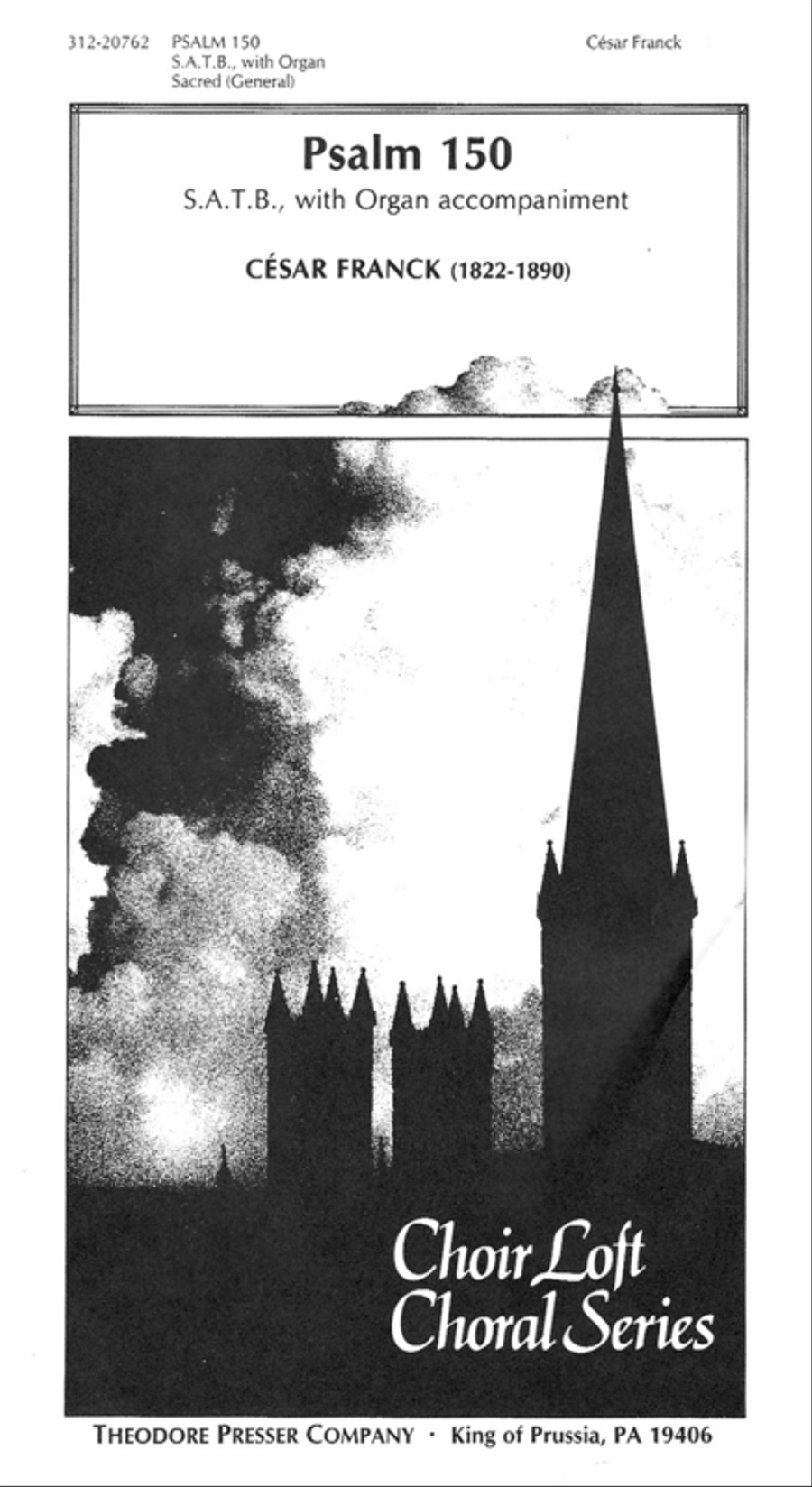 Psalm 150 4-Part scores gallery preview page 1
