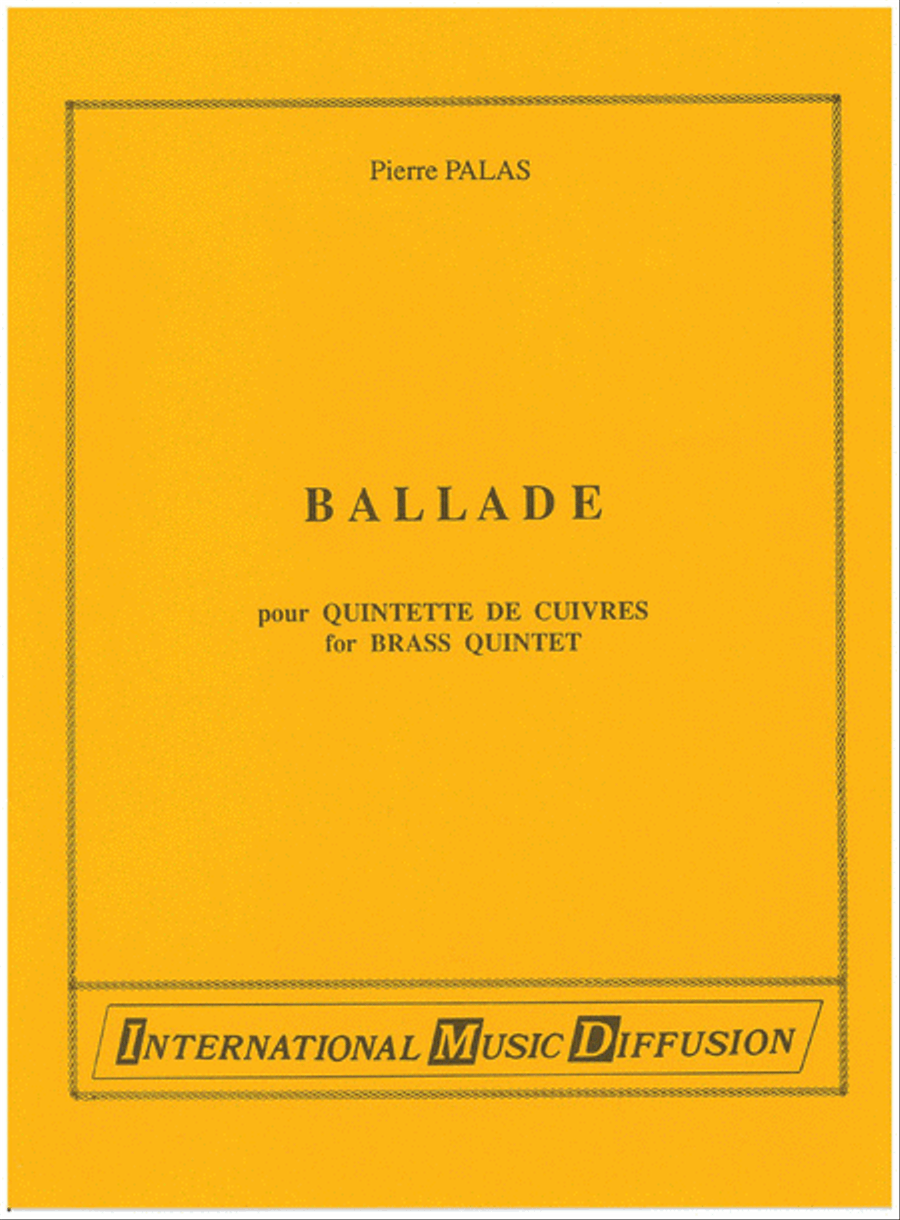 Ballade Brass Quintet scores gallery preview page 1