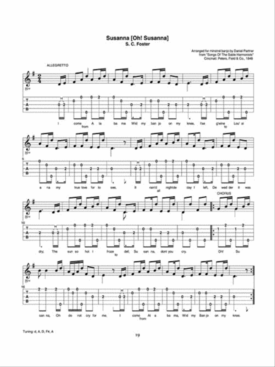 With My Banjo on My Knee Banjo scores gallery preview page 3