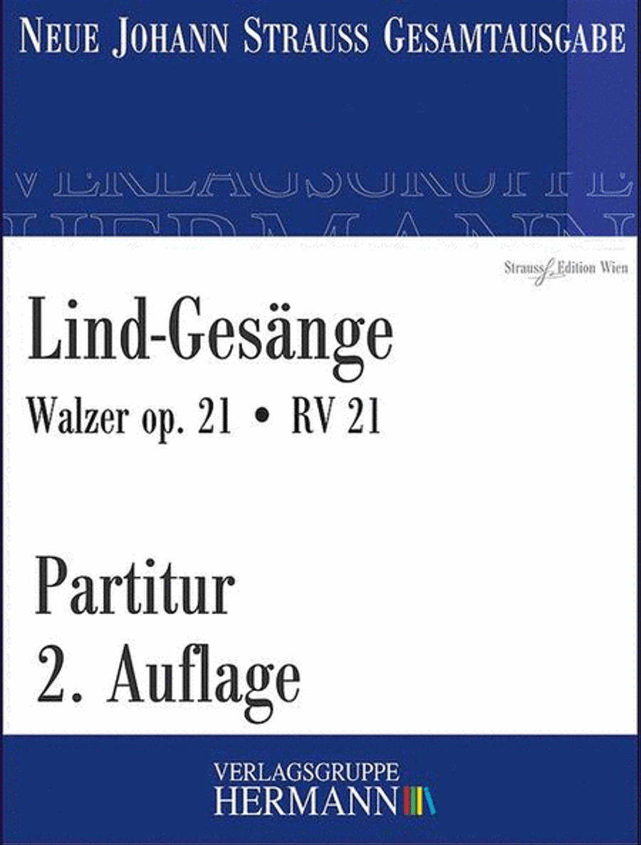 Lind-Gesänge op. 21 RV 21 Orchestra scores gallery preview page 1
