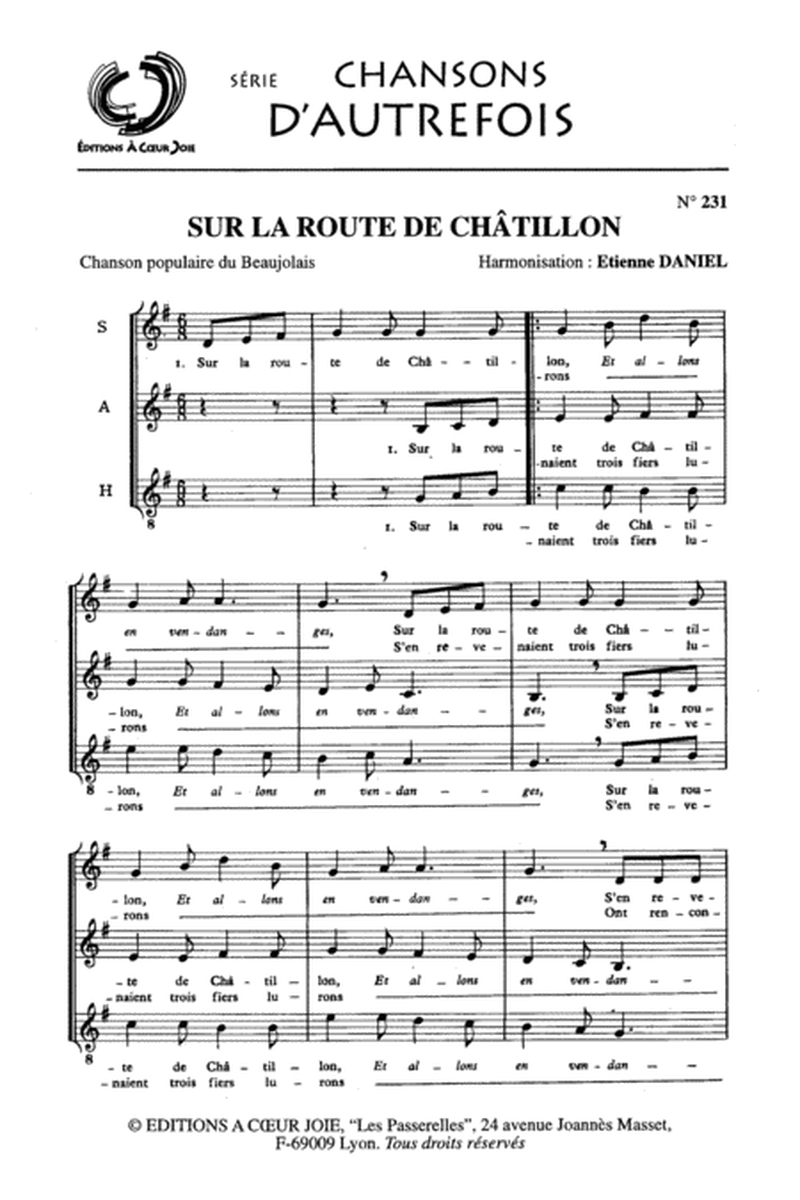 Sur La Route De Chatillon (Beaujolais)