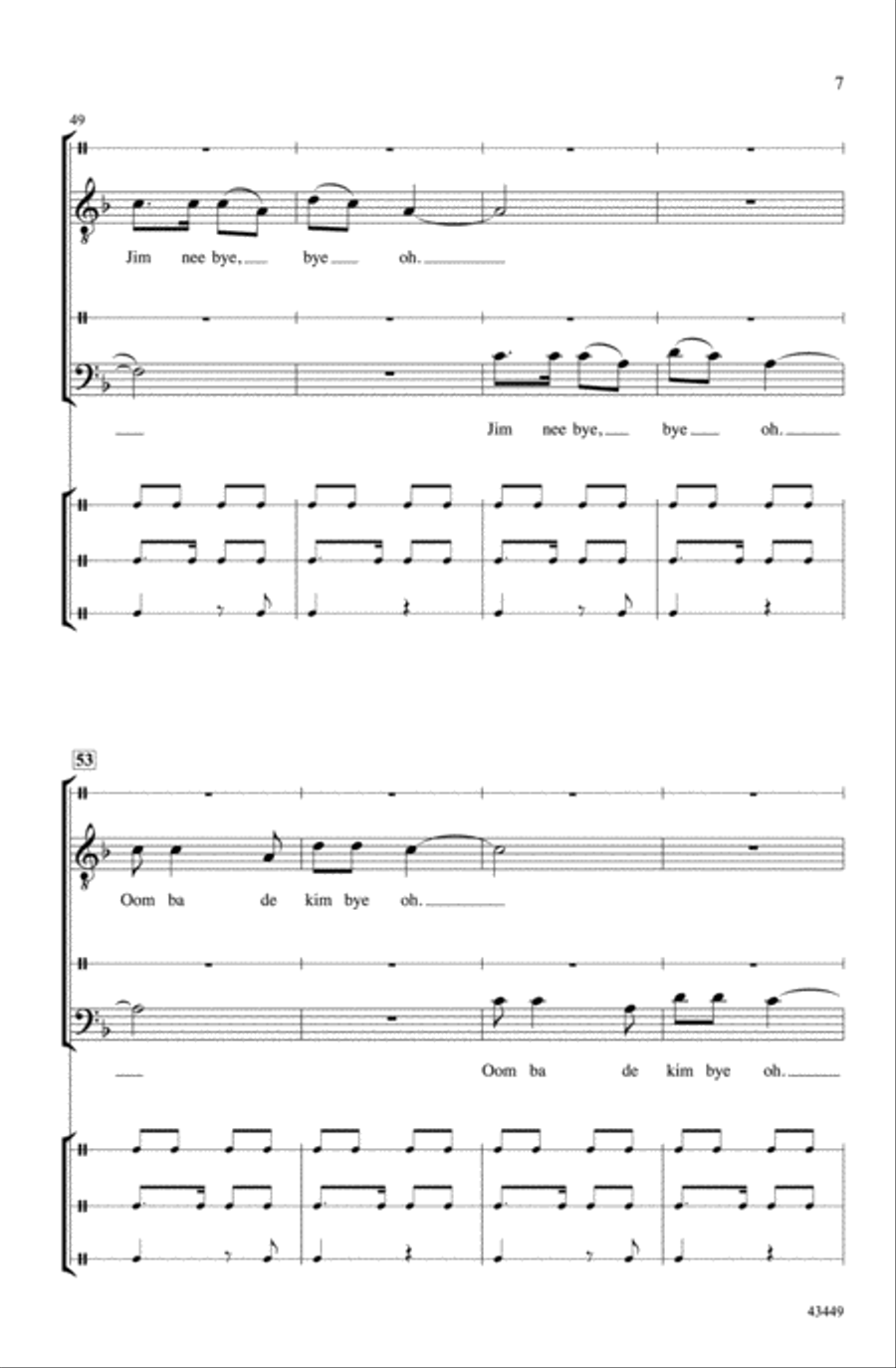Tongo Choir scores gallery preview page 6